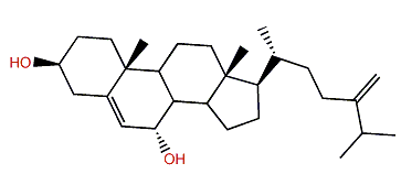 Ergosta-5,24(28)-dien-3b,7a-diol
