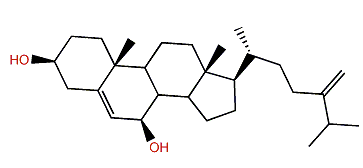 Ergosta-5,24(28)-dien-3b,7b-diol