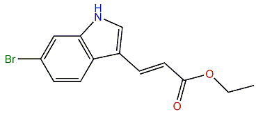 Ethyl (E)-3-(6-Bromo-1H-indol-3-yl)-prop-2-enoate