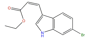 Ethyl (Z)-3-(6-Bromo-1H-indol-3-yl)-prop-2-enoate