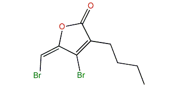 4-Bromo-5-(bromomethylene)-3-butyl-2(5H)-furanone