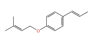 1-(3-Methylbut-2-enyloxy)-4-((E)-prop-1-enyl)-benzene