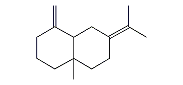 4a-Methyl-1-methylene-7-(1-methylethylidene)-decahydronaphthalene