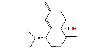 Germacra-4(15),5E,10(14)-trien-1-ol