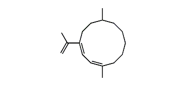 1,7-Dimethyl-4-(1-methylethenyl)-cyclododecadiene