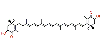3,3'-Dihydroxy-7,8-dihydro-beta,beta-carotene-4,4'-dione