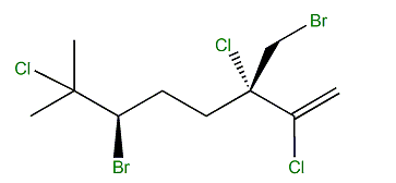 (3S,6R)-6-Bromo-3-bromomethyl-2,3,7-trichloro-7-methyl-1-octene