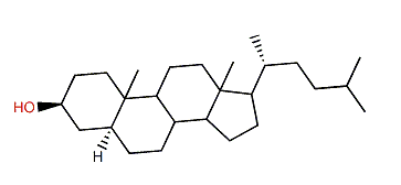 24-Nor-5a-cholestane-3b-ol