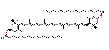 	(3R,3'R,6'R)-3,3'-Dihexadecanoyloxy-beta,epsilon-carotene