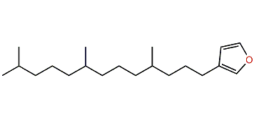 3-(4',8',12'-Trimethyltridecyl)-furan