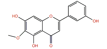 4',5,7-Trihydroxy-6-methoxyflavone