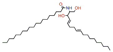 (4E,8E)-N-(1,3-Dihydroxyoctadeca-4,8-dien-2-yl)-nonadecanamide