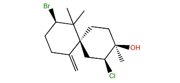 10-Bromo-2-chloro-7(14)-chamigren-3-ol