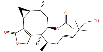 Hydroperoxyacetoxycrenulide