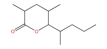 Tetrahydro-3,5-dimethyl-6-(1-methylbutyl)-2H-pyran-2-one