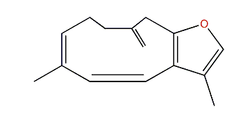 8,12-Epoxy-3,5,7,10(14),11-germacrapentaene