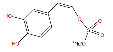 (Z)-3,4-Dihydroxystyryl sulfate