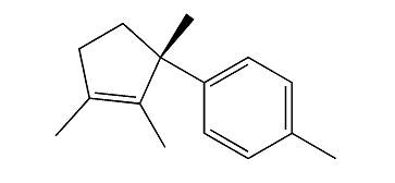 (R)-1-Methyl-4-(1,2,3-trimethyl-2-cyclopentenyl)-benzene