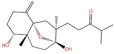 (4S,14S)-8,14-Epoxy-4,8-dihydroxy-8,9-seco-1(15)-dolasten-9-one