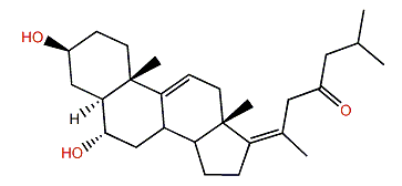 (20E)-3b,6a-Dihydroxy-5a-cholesta-9(11),20(22)-dien-23-one