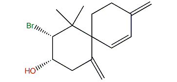10-Bromo-1,3(15),7(14)-chamigratrien-9-ol