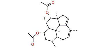 Kempa-6,8-dien-3a,14a-diol-3,14-O-diacetate
