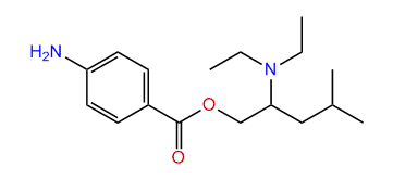 2-(Diethylamino)-4-methylpentyl 4-aminobenzoate