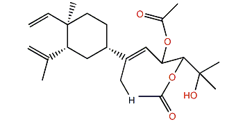 Loba-8,10,13(15)-trien-16,17,18-triol-16,17-diacetate