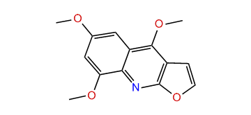 4,6,8-Trimethoxyfuro[2,3-b]quinoline