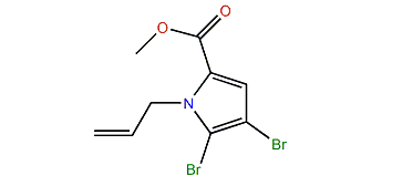 Methyl 1-Allyl-4,5-dibromo-1H-pyrrole-2-carboxylate