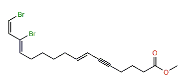 Methyl (E,E,Z)-14,16-dibromohexadeca-7,13,15-trien-5-ynoate