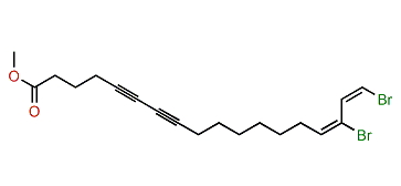 Methyl (E,Z)-16,18-dibromooctadeca-15,17-dien-5,7-diynoate