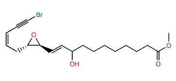 Methyl (10E,15Z)-18-bromo-9-hydroxy-12,13-trans-epoxy-octadeca-10,15-dien-17-ynoate