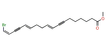Methyl (E,E,Z)-18-bromooctadeca-9,13,17-trien-7,15-diynoate