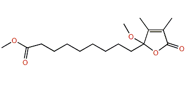 Methyl 2,5-Dihydro-2-methoxy-3,4-dimethyl-5-oxo-2-furannonanoate