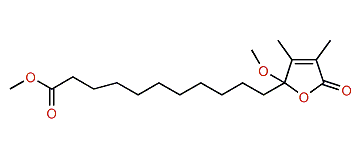 Methyl 2,5-Dihydro-2-methoxy-3,4-dimethyl-5-oxo-2-furanundecanoate