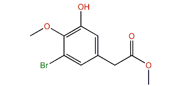 Methyl 2-(3-bromo-5-hydroxy-4-methoxyphenyl)-acetate