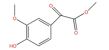 Methyl 2-(4-hydroxy-3-methoxyphenyl)-2-oxoacetate