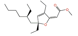 Methyl (2E,6R,8S)-3,6-epoxy-4,6,8-triethyl-2,4-dodecadienoate