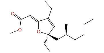 Methyl (2Z,6R,8S)-3,6-Epoxy-4,6-diethyl-8-methyl-2,4-dodecadienoate