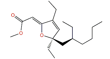 Methyl (2Z,6R,8S)-3,6-epoxy-4,6,8-triethyl-2,4-dodecadienoate