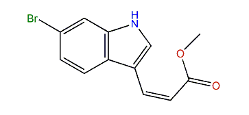 Methyl (Z)-3-(6-Bromo-1H-indol-3-yl)-prop-2-enoate