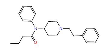 N-Phenyl-N-(1-(2-phenylethyl)-4-piperidinyl)-butanamide