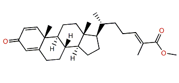 Methyl (24E)-3-oxocholesta-1,4,24-trien-26-oate