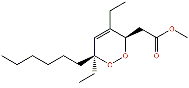 Methyl (3R,6S,Z)-4,6-diethyl-3,6-epidioxy-4-dodecenoate