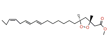 Methyl (3R,5S,12E,14E,17Z)-3,5-Dimethyl-3,5-peroxydodeca-12,14,17-trienoate