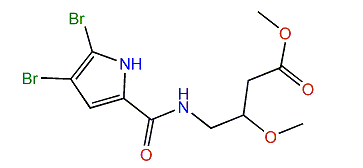 Methyl 4-(4,5-dibromo-1H-pyrrole-2-carboxamido)-3-methoxybutanoate