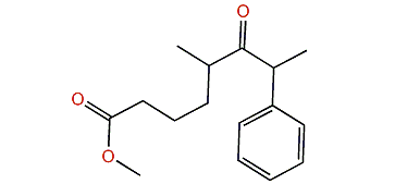Methyl 5-(2-phenylpropionyl)-hexanoate