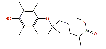 Methyl 5-(6-Hydroxy-2,5,7,8-tetramethylchroman-2-yl)-2-methylpentanoate