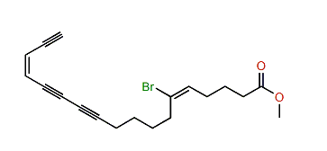 (E,Z)-Methyl-6-bromooctadeca-5,15-dien-11,13,17-triynoate